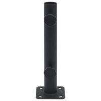 Base per Ombrellone per Palo da Ã˜32/34/38 mm Nero Opaco Acciaiocod mxl 92496