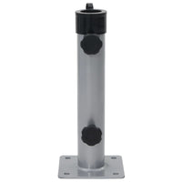 Base per Ombrellone per Palo da Ø38/48 mm Argento in Acciaio
