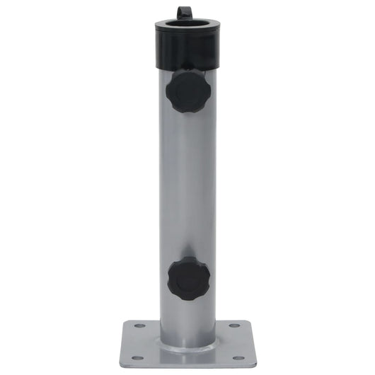 Base per Ombrellone per Palo da Ø38/48 mm Argento in Acciaio