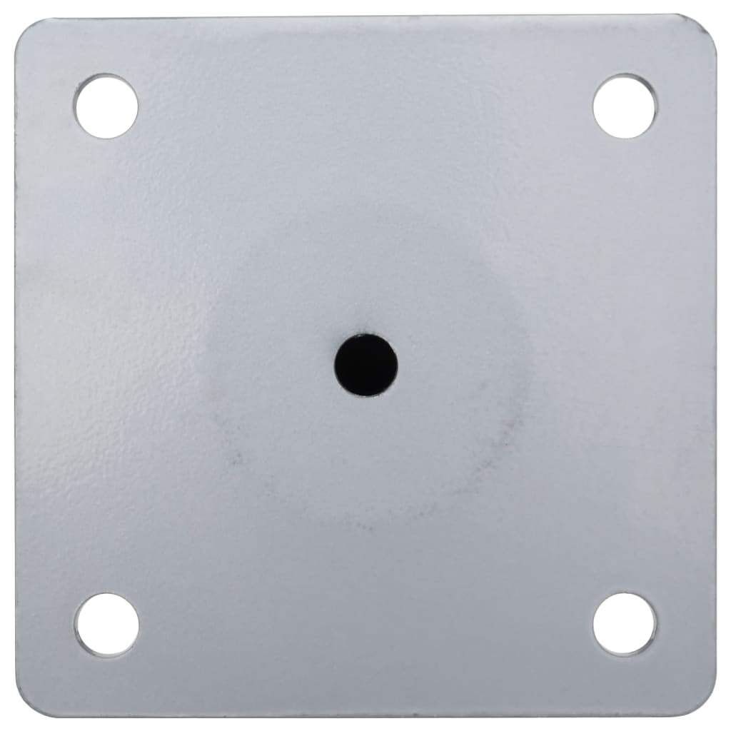 Base per Ombrellone per Palo da Ø38/48 mm Argento in Acciaio 4003374