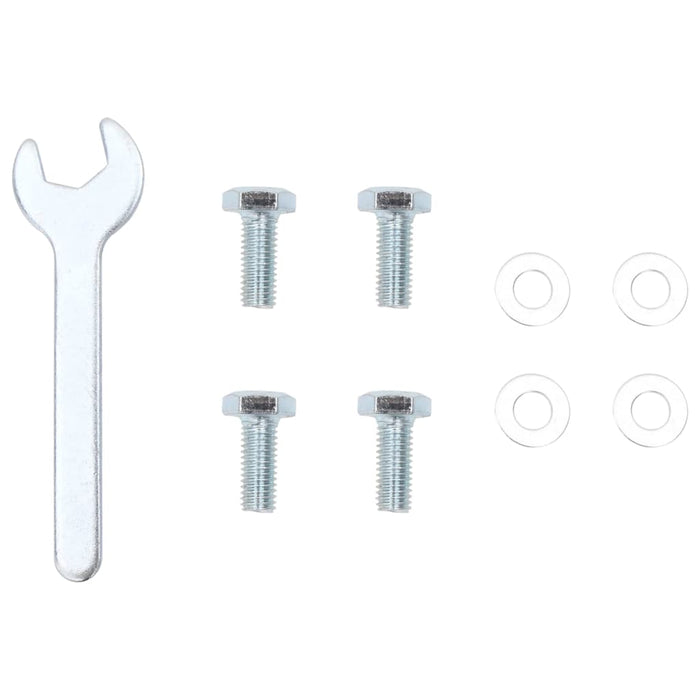 Base per Ombrellone per Palo da Ø38/48 mm Argento in Acciaio