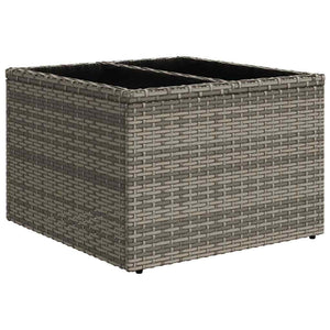Set Divani da Giardino 11 pz con Cuscini in Polyrattan Grigio 3228912