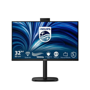 Monitor philips lcd ips led 100hz 31.5 wide 32bu3601h/00 4ms mm softblue qhd 1000:1 black 2xhdmi dp hub usb webcam l fino:31/10 - 32B2U3601H/00