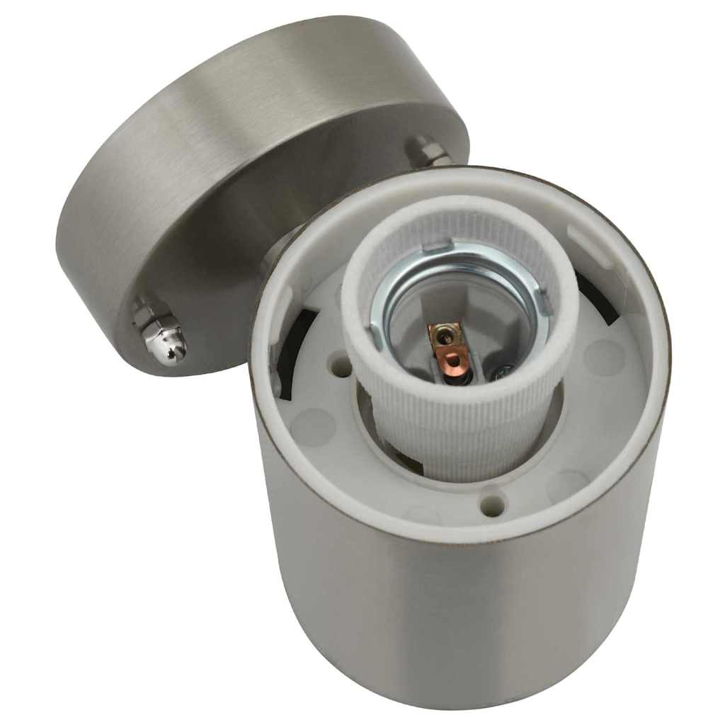 Lampada da parete per esterni Argento 12 x 7.5 x 27 cm 4005933