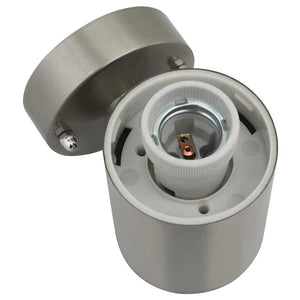 Lampada da parete per esterni Argento 12 x 7.5 x 27 cm 4005933