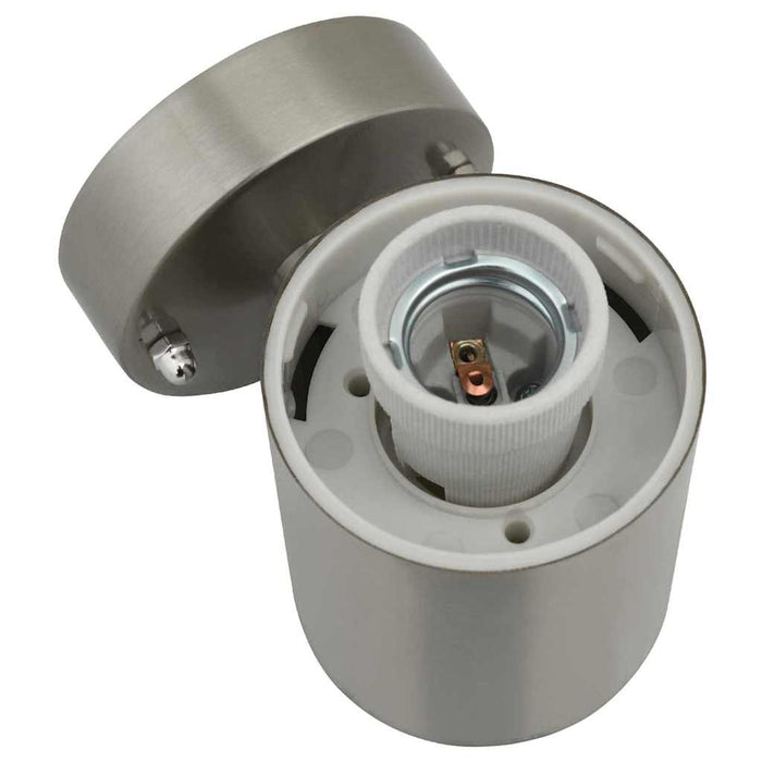 Lampada da parete per esterni Argento 12 x 7.5 x 27 cm 4005933