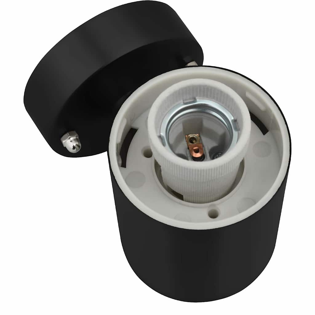 Lampade da Parete Esterne 2 pcs Nero 12 x 7.5 x 27 cm 4005936