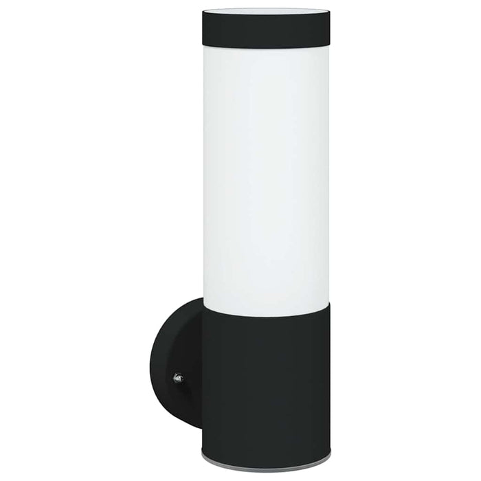 Lampade da Parete Esterne 2 pcs Nero 12 x 7.5 x 27 cm 4005936