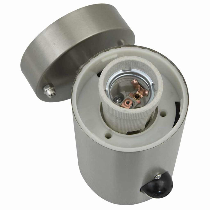 Lampada da parete per esterni Argento 12 x 7.5 x 29 cm 4005937