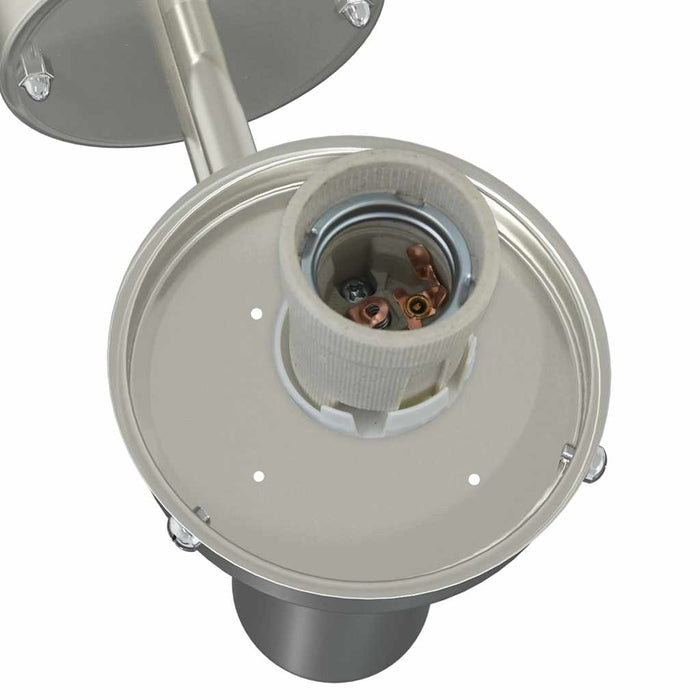 Lampada da Parete Esterna Argento 28 x 25 x 38 cm 4005943