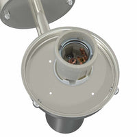 Lampade da Parete Esterne 2 pcs Argento 28 x 25 x 38 cm 4005944