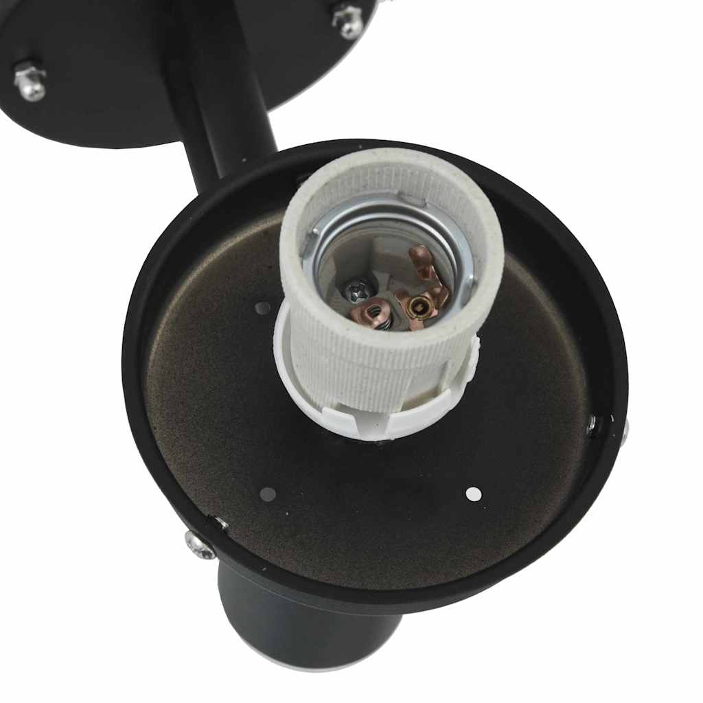 Lampade da Parete Esterne 2 pcs Nero 28 x 25 x 38 cm 4005948