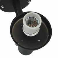 Lampade da Parete Esterne 2 pcs Nero 28 x 25 x 38 cm 4005948