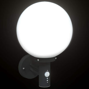 Lampada da Parete Esterna Nero 28 x 25 x 38 cm 4005949