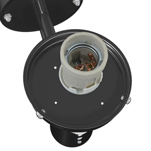 Lampade da Parete Esterne 2 pcs Nero 28 x 25 x 38 cm 4005950