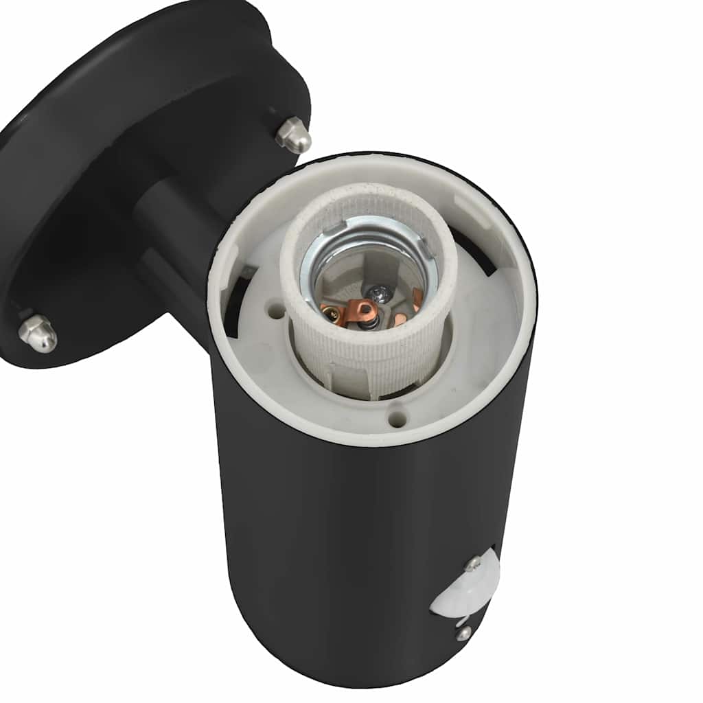 Lampada da Parete Esterna 2 pcs Nero 15 x 7,5 x 33 cm 4005958