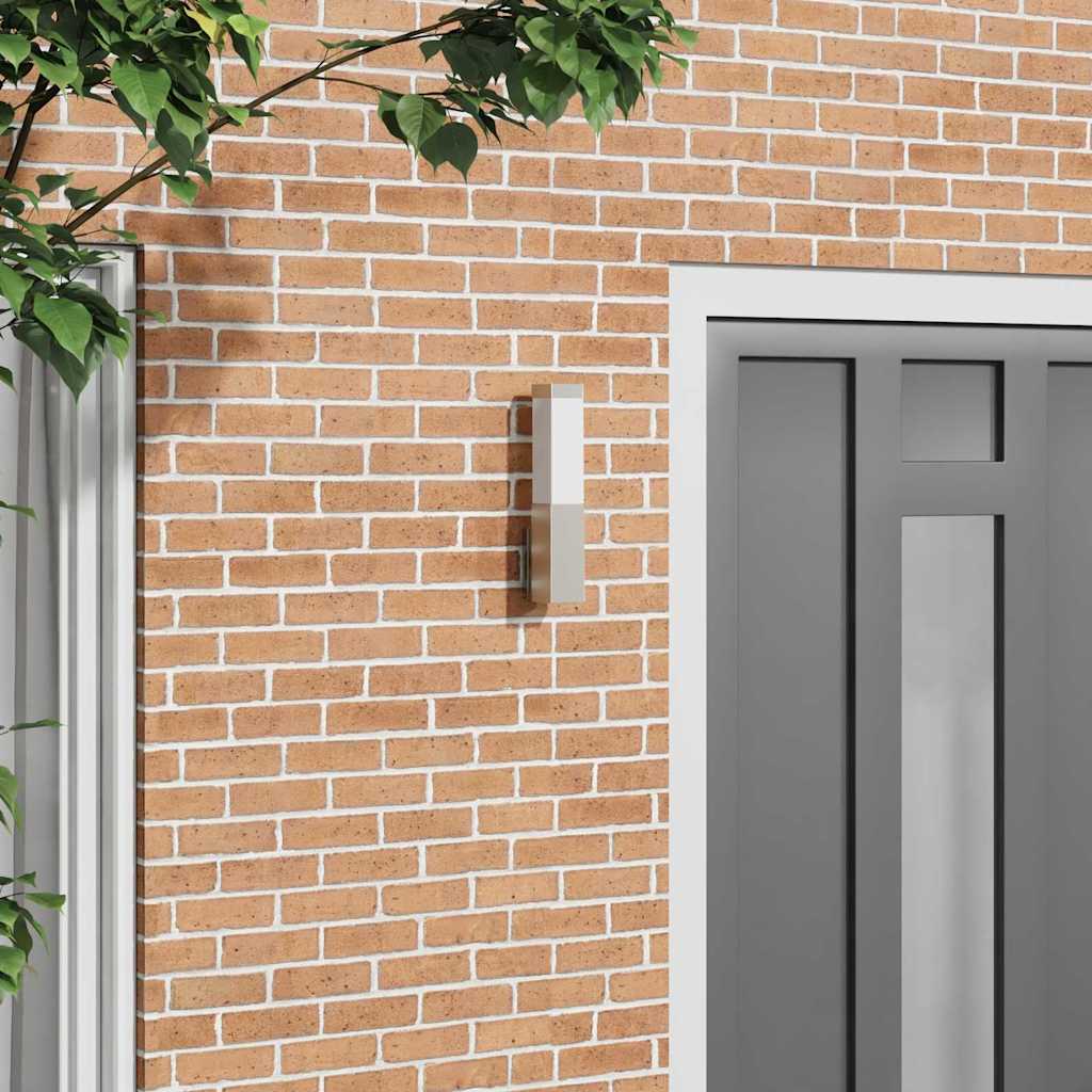 Lampada da parete per esterni Argento 10.5 x 6 x 35 cm 4005959