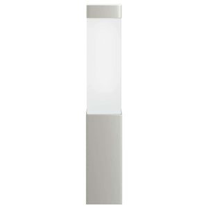 Lampada da parete per esterni Argento 10.5 x 6 x 35 cm 4005959