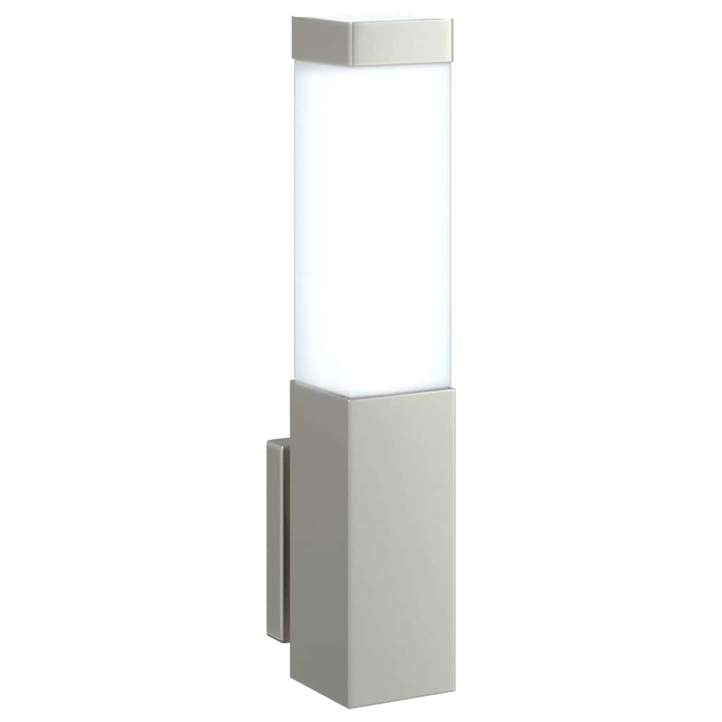 Lampada da parete per esterni Argento 10.5 x 6 x 35 cm 4005959