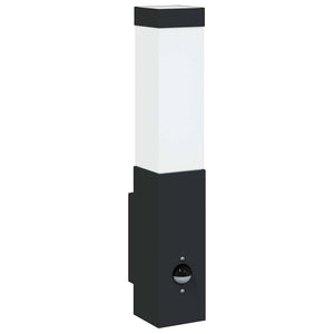 Lampade da Parete Esterne 2 pcs Nero 10.5 x 6 x 35 cm 4005966