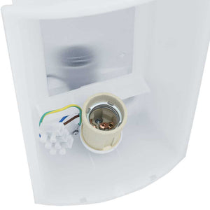 Lampada da parete per esterni Argento 23.5 x 10.5 x 26 cm 4005967