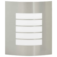 Lampada da parete per esterni Argento 23.5 x 10.5 x 26 cm 4005967