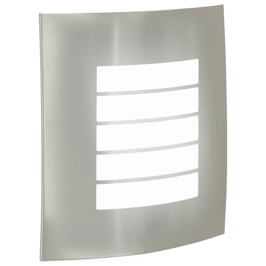 Lampada da parete per esterni Argento 23.5 x 10.5 x 26 cm 4005967