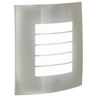 Lampada da parete per esterni Argento 23.5 x 10.5 x 26 cm 4005967