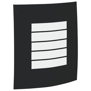 Lampada da parete per esterni Nero 23.5 x 10.5 x 26 cm 4005971
