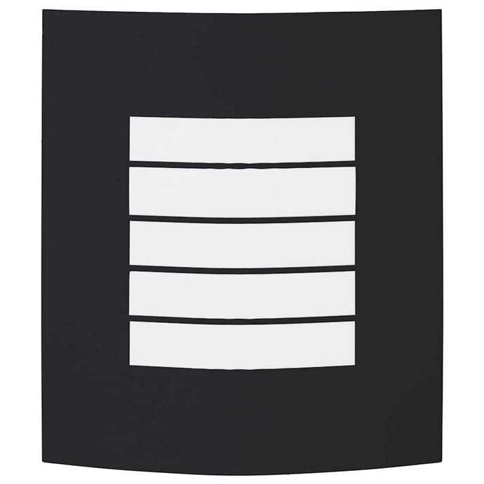 Lampade da Parete Esterne 2 pcs Nero 23.5 x 10.5 x 26 cm 4005972