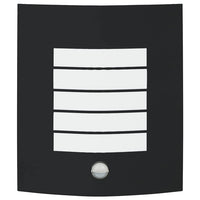 Lampada da parete per esterni Nero 23.5 x 10.5 x 26 cm 4005973