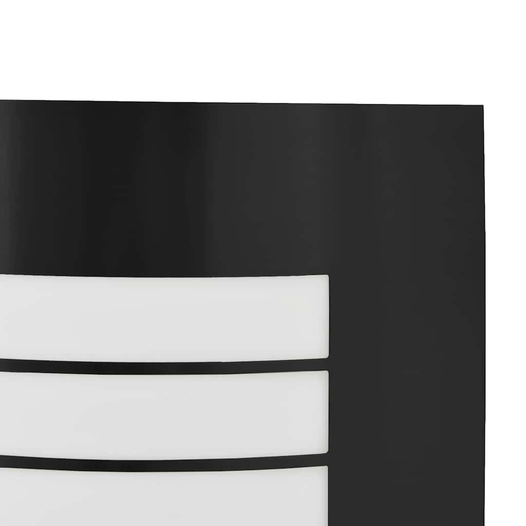 Lampade da Parete Esterne 2 pcs Nero 23.5 x 10.5 x 26 cm 4005974