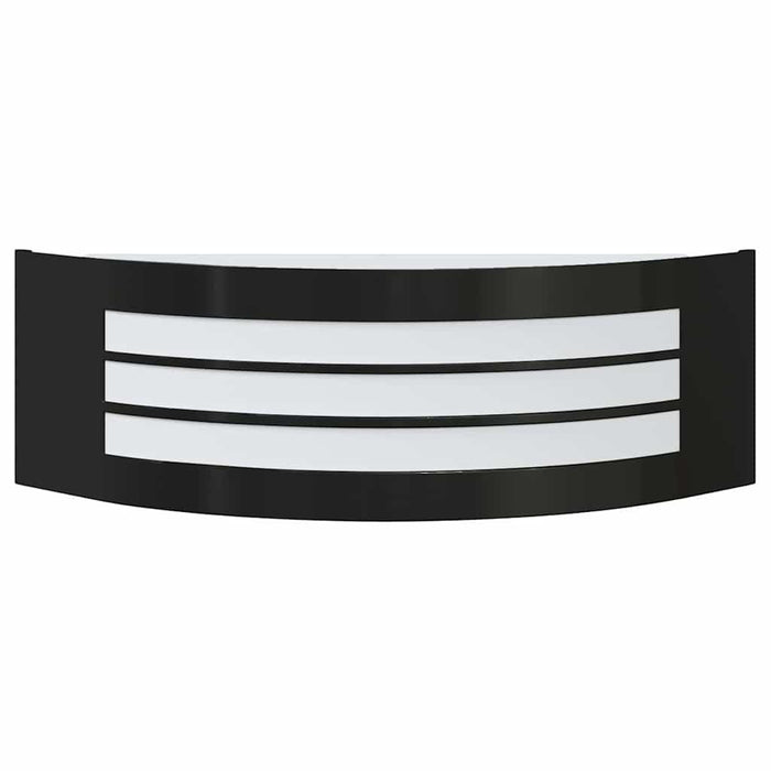 Lampade da Parete Esterne 2 pcs Nero 32 x 10 x 10 cm 4005978