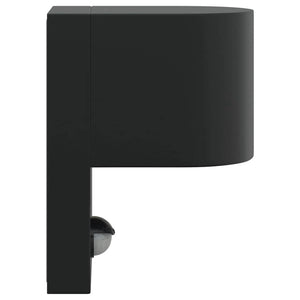 Lampade da Parete Esterne 2 pcs Nero 12 x 7 x 15 cm 4005982