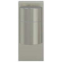 Lampade da Parete Esterne 2 pcs Argento 6.5 x 10.5 x 16 cm 4005984