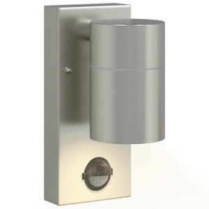 Lampade da Parete Esterne 2 pcs Argento 6.5 x 10.5 x 16 cm 4005986