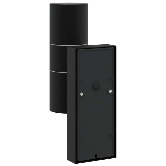 Lampade da Parete Esterne 2 pcs Nero 7 x 10 x 22 cm 4005998
