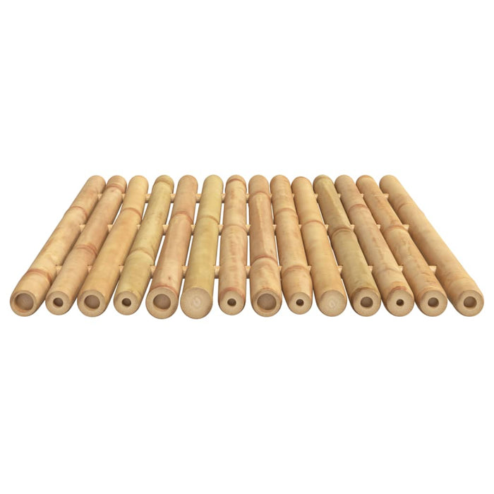 Tappetino da Bagno 2 pz 50x35 cm in Bambù