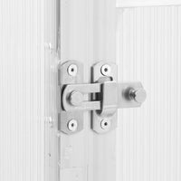 Telaio Serra con Base Argento 224x169x202 cm in Alluminio