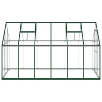 Telaio Serra con Base Verde 334x169x195 cm in Alluminio