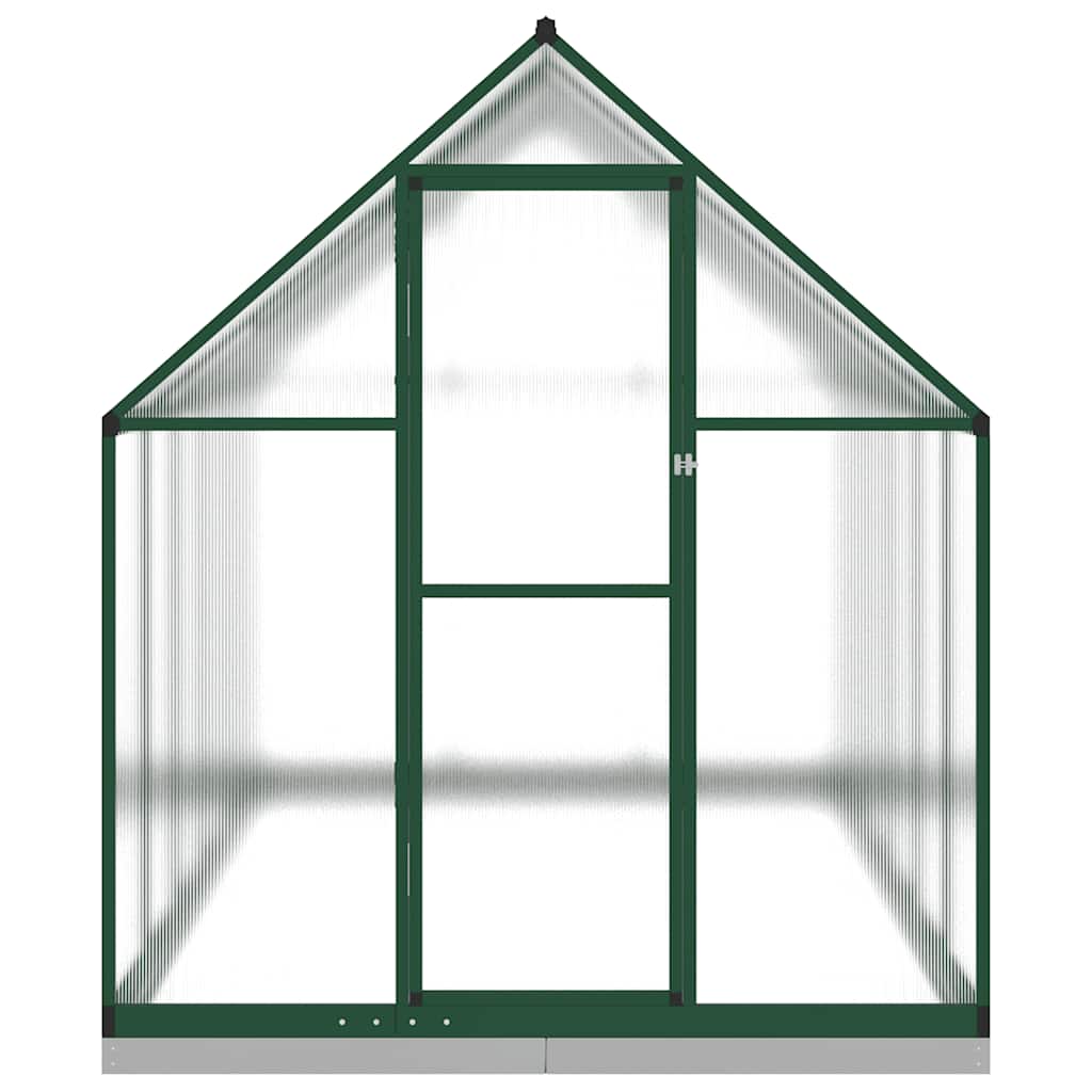 Telaio Serra con Base Verde 334x169x202 cm in Alluminio