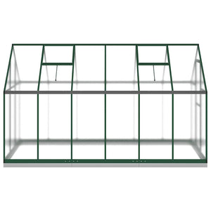 Telaio Serra con Base Verde 334x169x202 cm in Alluminio