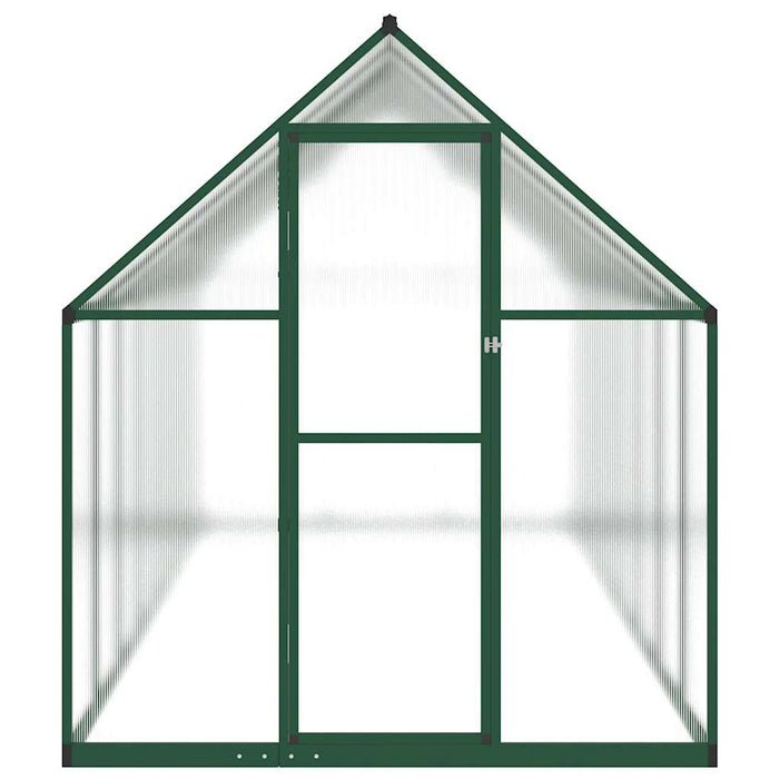 Telaio Serra con Base Verde 445x169x195 cm in Alluminio