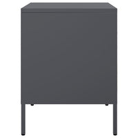 Comodini 2 pz Antracite 36x39x50,5 cm in Acciaio 842927