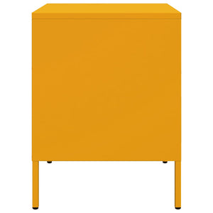 Comodino Giallo Senape 36x39x50,5 cm in Acciaio 842928