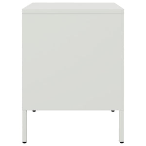 Comodini 2 pz Bianchi 36x39x50,5 cm in Acciaio 842933