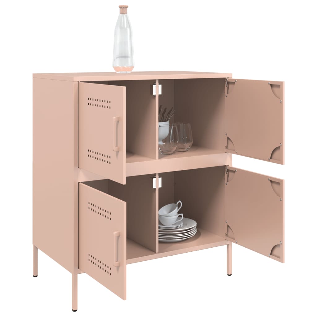 Credenza Rosa 68x39x79 cm in Acciaio 842953