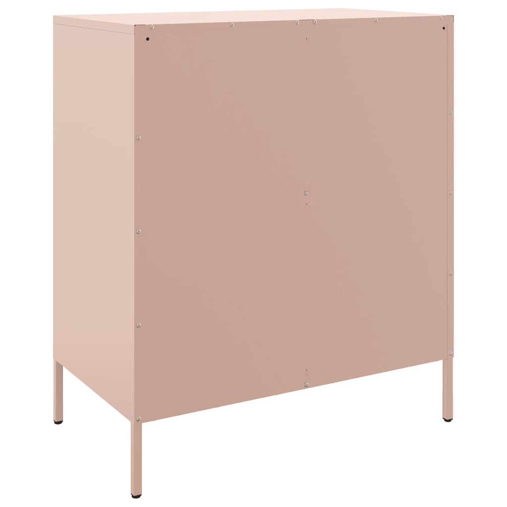 Credenza-Buffet-Armadio da cucina Rosa 68x39x79 cm in Acciaio