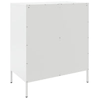 Credenza Bianca 68x39x79 cm in Acciaio 842957