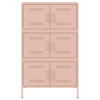 Credenza Rosa 68x39x113 cm in Acciaio 842959